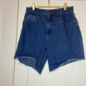 Vintage Bill Blass Cutoff Denim Bermuda Shorts 10